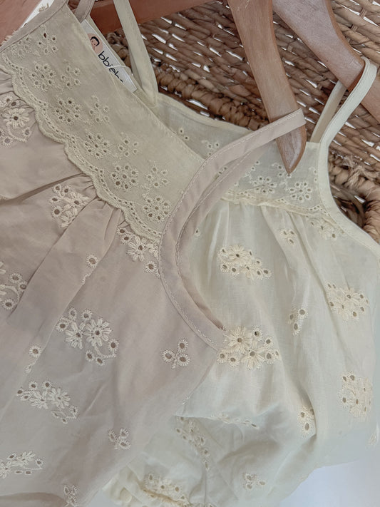 Eliana Romper - Light Khaki